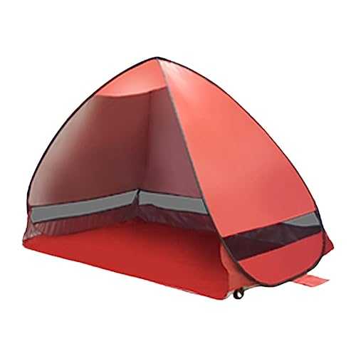 Duqulle Beach Shade,Pop Up UPF 50+ Shelter Anti-UV Camping Tent | UPF 50+ Foldable Beach Tent Summer for Garden, Fishing, Courtyard, Picnic, Park, Camping