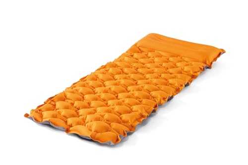 Intex 64098EP TruAire Inflatable Camping Pad: Durable Outdoor Use - Ultra-Lightweight and Compact - Cushioned Surface - Built-in Pillow - 28" x 75"