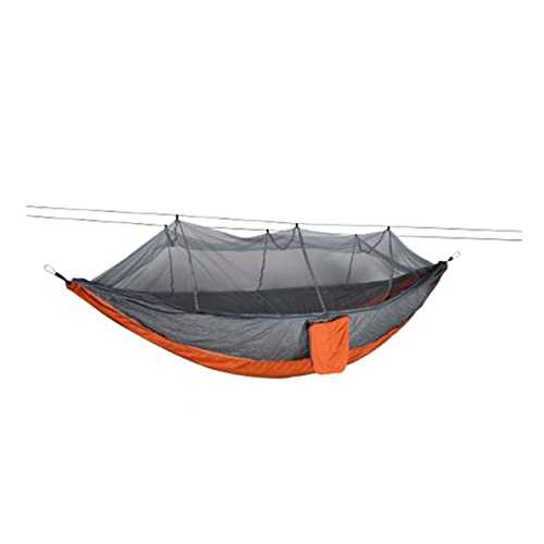 Double Hammock 210T Nylon Mosquito Proof Breathable Durable Outdoor Camping Hammock for Relaxation & Adventure Lightweight Hanging Bed Ideal for Backpacking & Hiking.