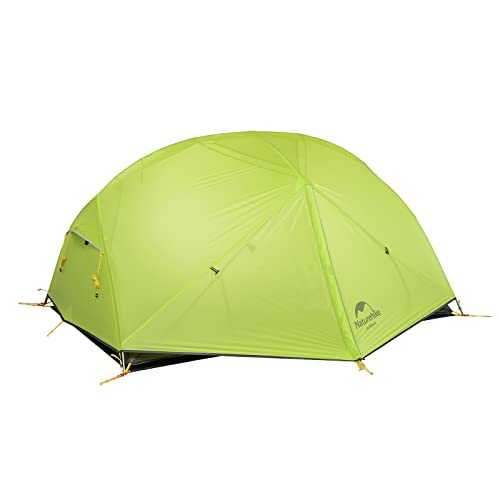 Naturehike Mongar Ultralight 2 Man Camping Tent for 3-4 Season, Double Layer Backpacking Tent, Waterproof Insect-proof Tent for Hiking, Climbing, Mountaineering, Outdoor