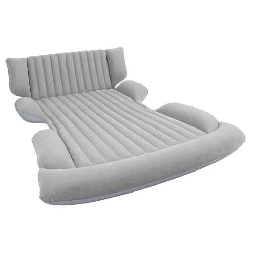 Ejoyous Inflatable Car Air Mattress, Cars Camping Bed Portable Blow Up Mattress with 2 Support Pillars and Air Pump Car Travel Mattress for Camping, Traveling, Hiking