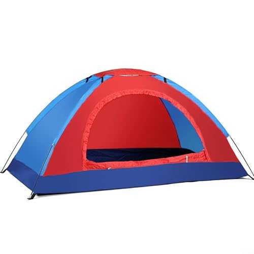 Ultralight Camping Tent, 1-2 Man Person Camping Tent with Shelters Carry Bag Easily Set Up for Camping, Hiking, Mountaineering, Beach