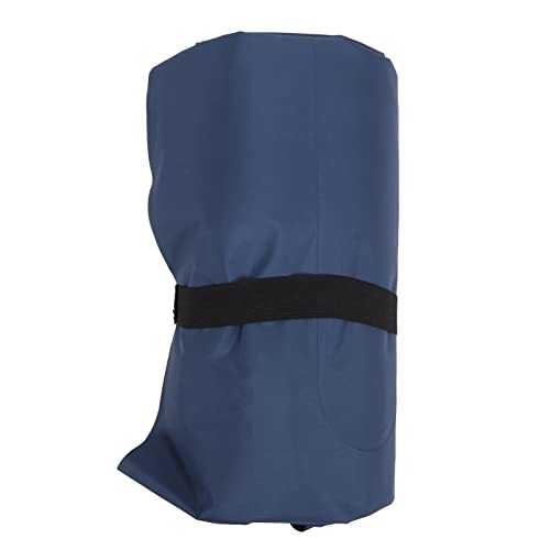 Double Inflatable Camping Sleeping Pads, Pillow Ergonomic Design, Nylon Mat Fast Inflation for Outdoor, Navy