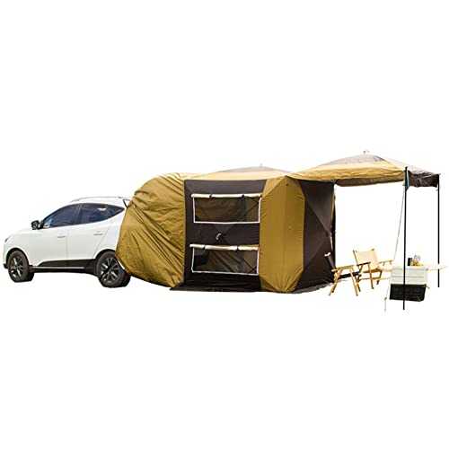 MRKU SUV Tailgate Tent Truck Bed Truck TentAutomatic Tent By The Side Of The Car Portable Camper Trailer Tent for Mountaineering Wild Survival
