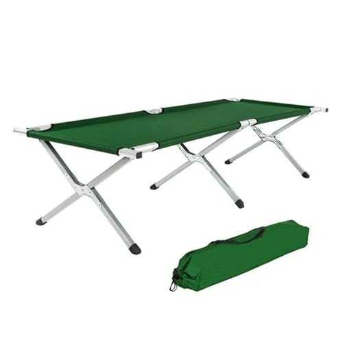 TXLEAPEY Folding Camping Bed 1Pcs Outdoor Metal Folding Bed Single Bed for Camping Travel and Convenient Transportation For Outdoor Travel Fishing Office