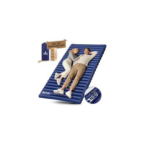 Camping Sleeping Mat Ultralight by Hikenture, Double Sleeping Mat Inflatable for 2 Persons