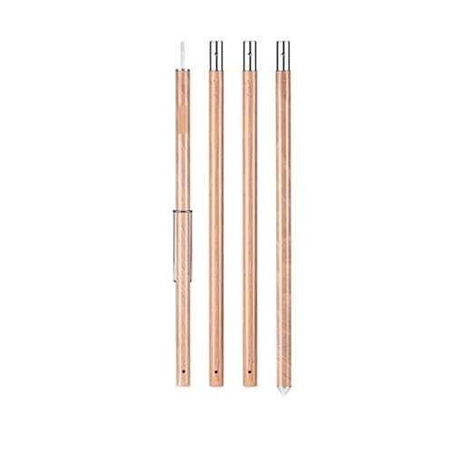 GSHUPIOU Telescopic Tarp Poles，Adjustable Tent Poles 2.4/2.8M Tent Pole Camping Aluminum Alloy Hall Bracket Sky Bar Accessories Awning Canopy Tarp Pole Tent Poles