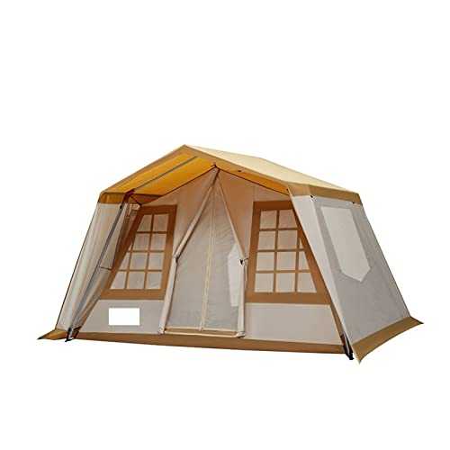 outdoor tent 4 Person Camping Cabin Tent Free-Standing Design Weather Protection House Portable Foldable Tent Luxury Tent Camp Large Space