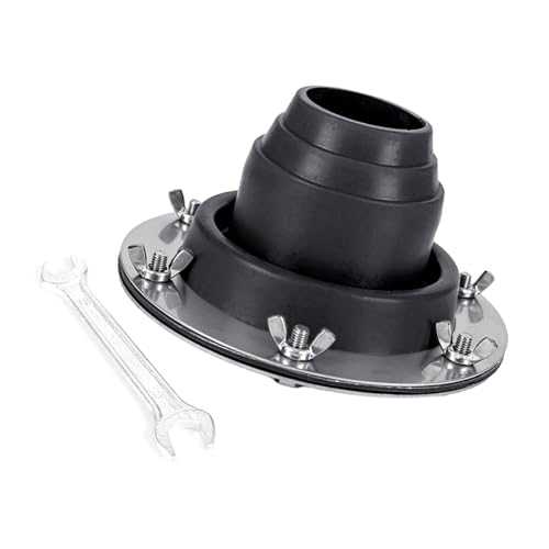 KAHDGSS Silicone Tent Stove Hole Tent Flue Flashing Furnaces Tent Hot Stove Outdoor Tent Stove Vent Resistant Round Base