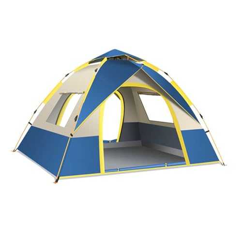 Camping Tent 2/3/4 Person Instant Easy Pop Up Tents Lightweight Outdoor Family Tents Automatic Waterproof Family Easy Set Up Tent,for Beach, Camping, Travelling