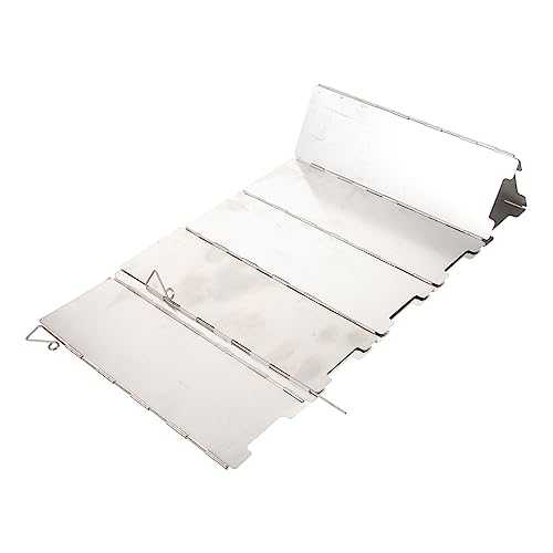 TOGEVAL Foldable Windproof Windshield Lightweight for Outdoor Winter Wind Protection