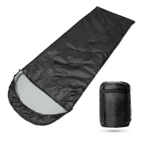 Kiaitre Sleeping Bag for Adults - Warm & Lightweight Envelope Compact Sleeping Bag, Waterproof Indoor & Outdoor Use for Camping, Hiking and Backpacking