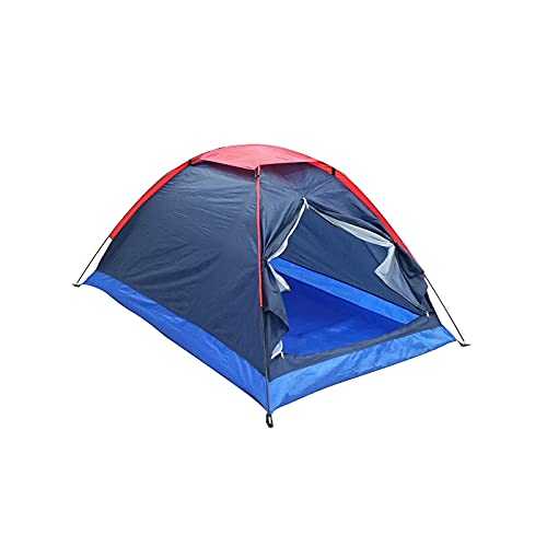 Tent Summer Tent， 2 Persons Tourist Single Layer Windproof Waterproof PU1000mm Camping Tent， With Bag Tente