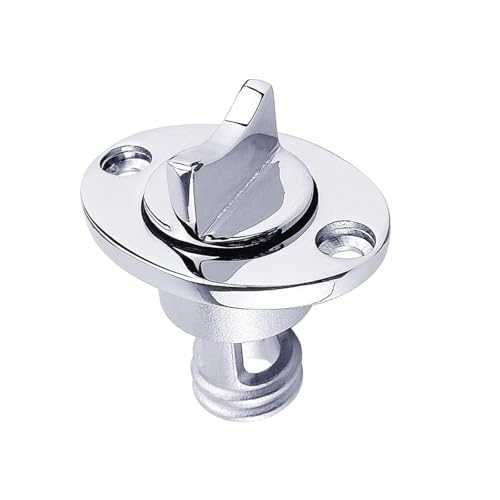 BGTSF Stainless Steel 316 Boat Transom Hull Drain Socket Bung Hole Drainage Canoe Accessories Boat Accessories Marine