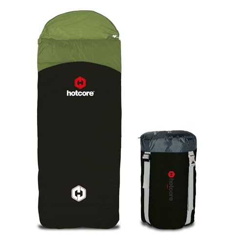 Hotcore T-200 CH - 1/3 Season Tapered Sleeping Bag 99"x42" - Lightweight/Compact - Temp Rating 26°F to 14°F(-3°C to -10°C)