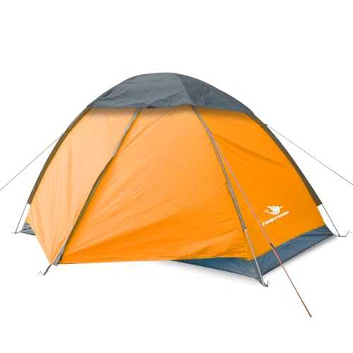 Arctic Lemmings 7 * 6 * 4.4 Feet Three-Person Backpacking Tent, Waterproof Camping and Hiking Tent, for Used by Three People, Lightweight and Durable