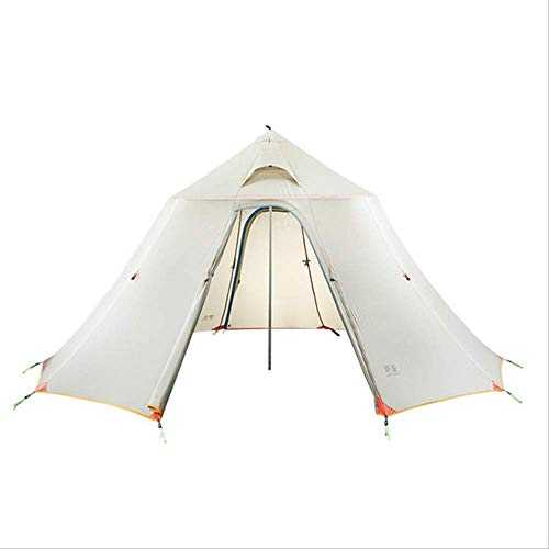 tent Mountain House Ultralight Tent 2-6 Persons Pyramid Outdoor Base Tent Camping Large Tent 20D Outer Tent