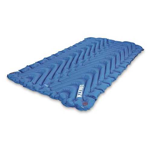 KLYMIT Double V Sleeping Pad, 2 Person, Double Wide (47 inches), Lightweight Comfort for Car Camping, Two Person Tents, Travel, and Backpacking