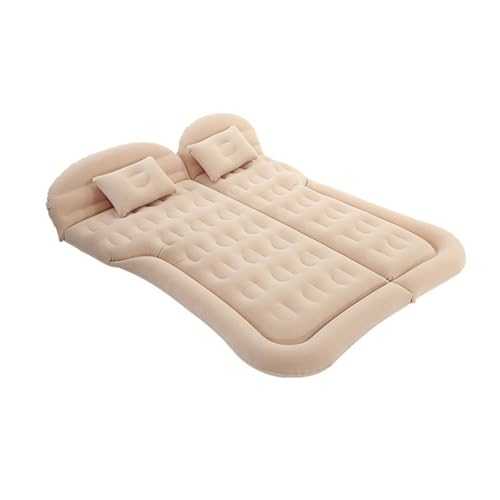 EKsma Car Inflatable Air Mattress for Honda Pilot III 2016 2017 2018 Portable Boot Air Mattress Cushion Outdoor Travel Camping Sleeping Gear Accessories(Beige)