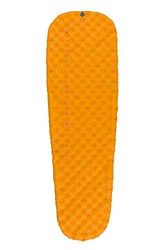 Sea to Summit - UltraLight Insulated Air Sleeping Mat - Thermolite Air Mat - Tiny Pack Size - Pillow Lock System - Stuff Sack - For Ultralight Backpacking - Orange