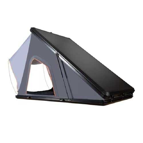 Roof Tents For Vehicles Roof Top Tent For Car Aluminum Triangular Roof Folding Tent,Suitable For Four Seasons, Free Set Up Quick Open Camping Tent, With Ladder