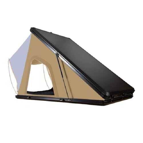 JIENAWEIOT Roof Top Tent for 2 People Lightweight 2 Man Car Roof Top Tent with Fold Out Pitching Style, Camping Equipment