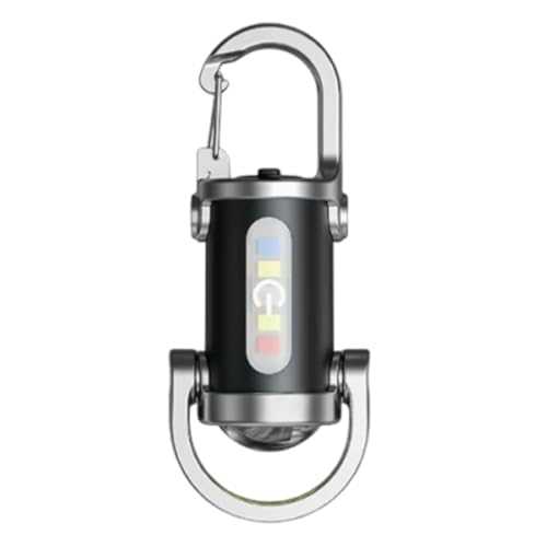LED Pocket Flashlight | Compact Pendant Illumination Tool for Fishing Trips, Hiking Routes, Cabin Safety | Micros Waterproof Gear for Travel Survival Bag, Tent Pathfinding, Outdoor Activities