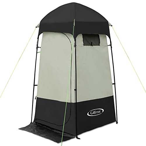 G4Free Outdoor Toilet Privacy Tent Shelter Tent Shower Camping Tents Dressing Changing Luxury Room with Carrying Bag