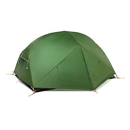 Naturehike Mongar Tent Camping Tent 2 Man Tent Waterproof Ultralight Trekking Tent Hiking Tent Double Layer for Hiking Climbing Outdoor Activities