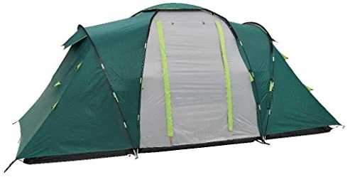 Coleman Vis-a-Vis Spruce Falls 4 Plus Tent - Green/Grey, One Size