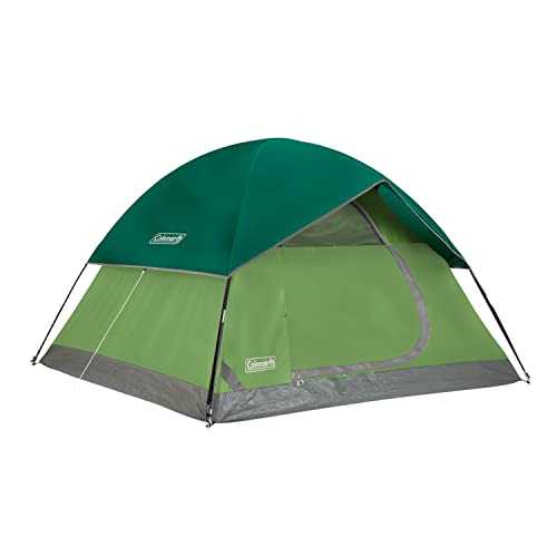 Coleman Sundome Camping Tent with Rainfly, 2/3/4/6 Person Tent Sets Up in 10 Mins, Weatherproof Tent for Camping, Festivals, Backyard, Sleepovers, & More