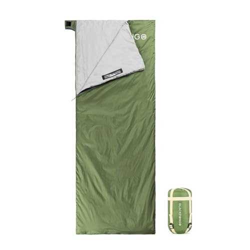 Ultralight Sleeping Bag - Envelope Lightweight Portable, Waterproof, Comfort with Compression Sack - Great for 3 Season Traveling, Camping, Hiking