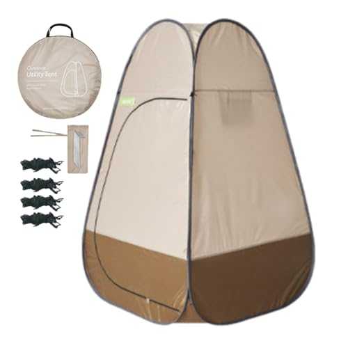 Outdoor Toilet Housing - Backpack Bathroom Tent, Polyester Outdoor Porta Pottery Tent with Portable Bag, Lightweight Beach Toilet Tent, Sun Protection Healer for Camping, Travel, Travel