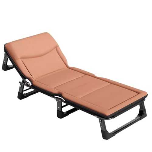 GXXINGIN Portable Folding Bed，Adult folding bed,Portable Folding Bed for Adults No Installation is Required Supported By A Thickened Carbon Steel Bracket Ideal for Small Apartments And Guest Rooms(Br