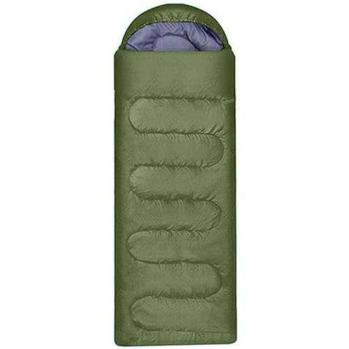 True Face Camping Sleeping Bag 3-4 Season Warm & Cool Weather Hooded Rectangular Single Sleep Bags for Hiking Backpacking Lightweight Packable Travelling Outdoor