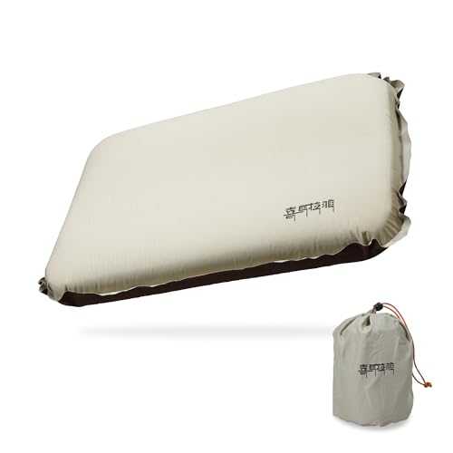 喜马拉雅 Inflatable Camping Pillow Ultralight Travel Pillow for Neck & Lumbar Support Hiking Backpacking Pillow Compact Ergonomic Washable Camping Essentials