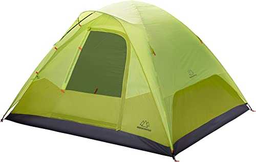 Mountain Summit Gear Campside Dome Tent, Camping Tent, Camping Gear for The Outdoors, Backpacking Tents for Camping (by Caddis Sports Inc.)