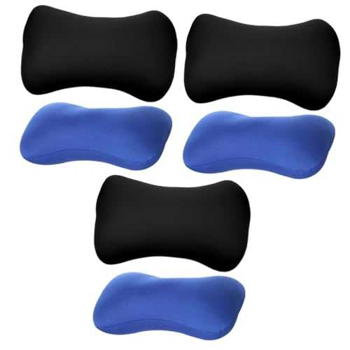 BESPORTBLE 3sets Portable Neck Cushion Adorable Design Car Headrest Pillow for Office Nap Pillow 2pcs*3