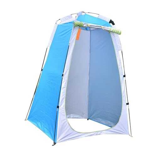 Pop Up Toilet Tent Shower Tent Changing Room Polyester Portable Shower Privacy Tent Shelter Toilet Ultra-light Waterproof Dressing for Beach and Camping