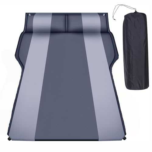 SUV Air Mattress Car Bed Camping Cushion Pillow Upgraded Thickened and Universal Car Mattress Camping Portable Sleeping Pad for Travel Use in Your Car RV Mini-Van MPV Trunk