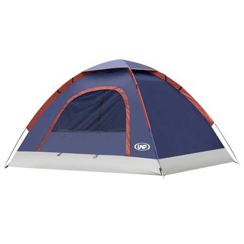 UNP Camping Tent 2/3/4/6 Person Dome Tent, Easy to Set Up for Camping, Lightweight Camping Tent, Portable Camping Tent for Outdoor and Backpacking Beaches
