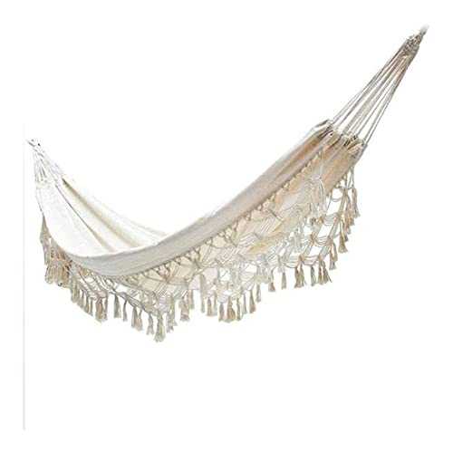 Jyuiipcz Hammock Outdoor Cotton Hammock Multiples,Load Capacity Up to 200 Kg Portable with Carrying Bag Outdoor Hammock