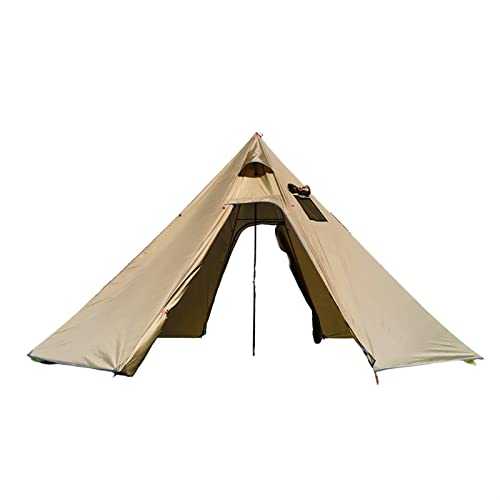 Ultralight Waterproof Pyramid Teepee Tent for 3 4 Person Camping Hiking Backpacking Windproof Shelter with Easy Setup Outdoor Adventure Gear