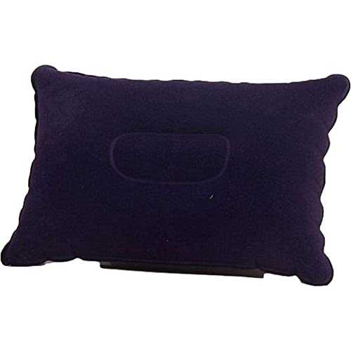 WAITLOVER 1Pcs New Portable Inflatable Pillow PVC Nylon Air Pillows Outdoor Camping Sleep Head Car Decor Home Square Cushion