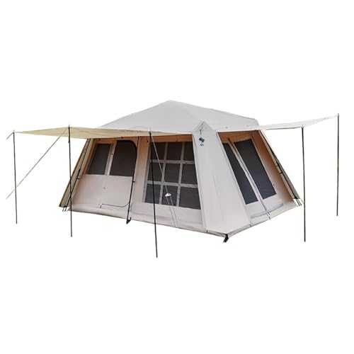 Folding Fully Automatic Camping Tent, PU 2000MM Waterproof Sun Shelter, Large Space/Water/Shading, for Outdoor Travel