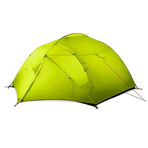 Camping Tent Camping Tent 4 Person Easy Set Up Double Layer Waterproof 3 Season Tent for Family Hiking Cycling Lightweight Easy Set Up (Color : Green)