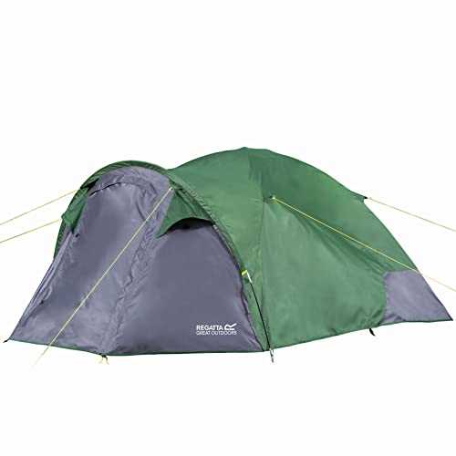 Regatta Outdoors Kivu V3 3 Man Dome Outdoor Camping Tent - Greener Pastures