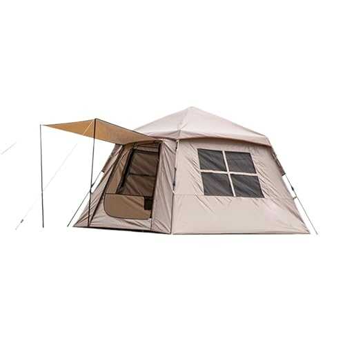 Shelters Automatic Tent, Size 3-4 Persons, 2 Doors, 2 Windows, Sleeping Tent, Outdoor Tent, Hiking And Camping Tent. Fishing Tent