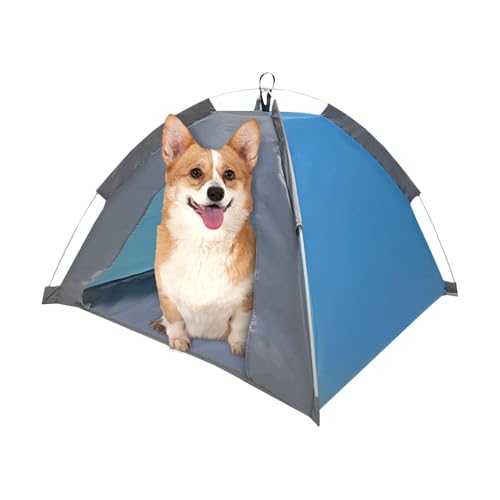 Folding Dog Tent - Portable Pet House, Sunproof Dog Shelter, Breathable Camping Bed | Lightweight Durable Fabric Weather-resistant Cover, Cozy Resting Space Ideal For Puppy, Cat, Small Animals,