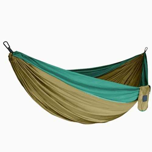 LISHAOHU Double Hammock,tree Tent,Beach Hammock, High Load-bearing, Easy To Carry, Double Models, Suitable For Outdoor Camping, Picnic And Beach And Other Scenes(Olive Green,300X200CM)